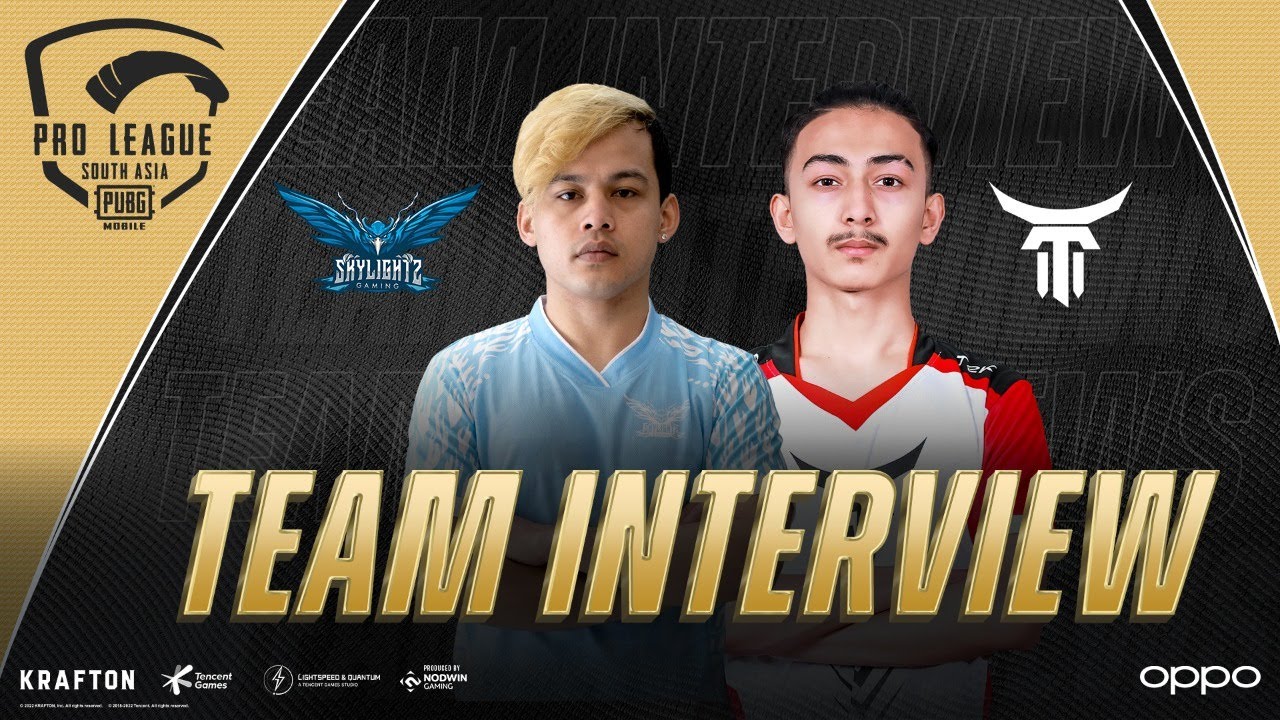 Team Interview- Skylightz Gaming Vs T2K Esports | PUBG MOBILE Pro League South Asia 2022 Spring
