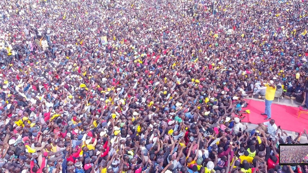 SEE DP RUTO'S CROWD IN ELDORET TODAY!!