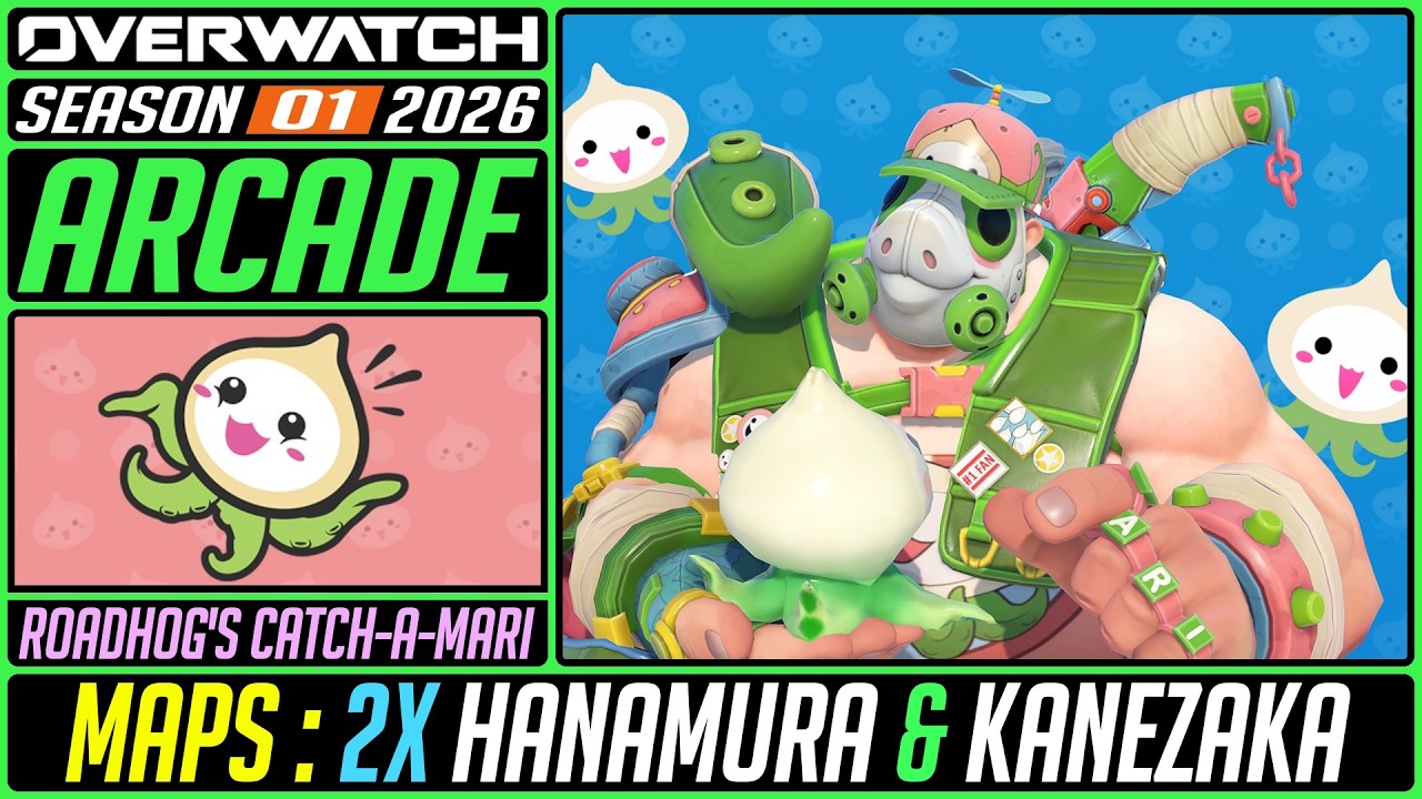 Overwatch - Random Gameplay - 702 - Roadhog's Catch-A-Mari*