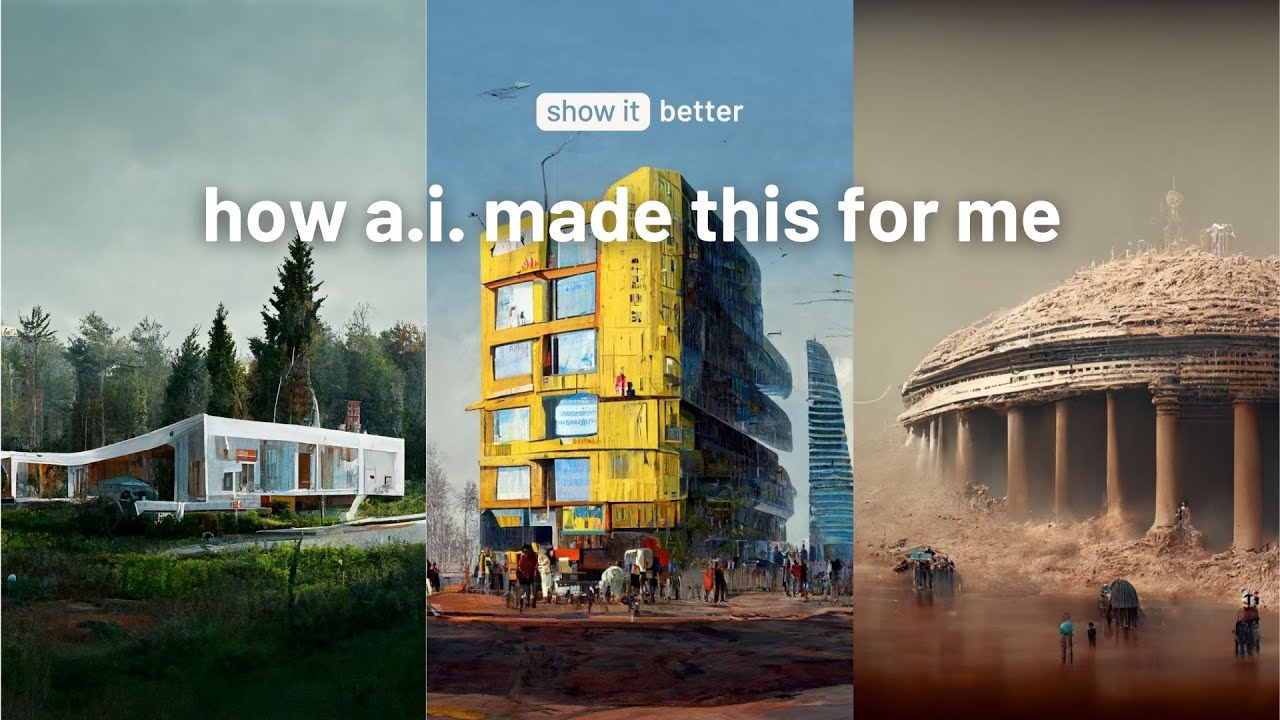 I used A.I. to create these RENDERS! 😮 (in less than a minute)