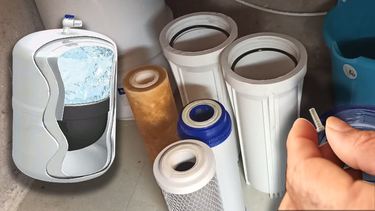 Comment changer les filtres à osmose inverse 7 étapes      طريقة تغيير فلتر ماء 7  مراحل