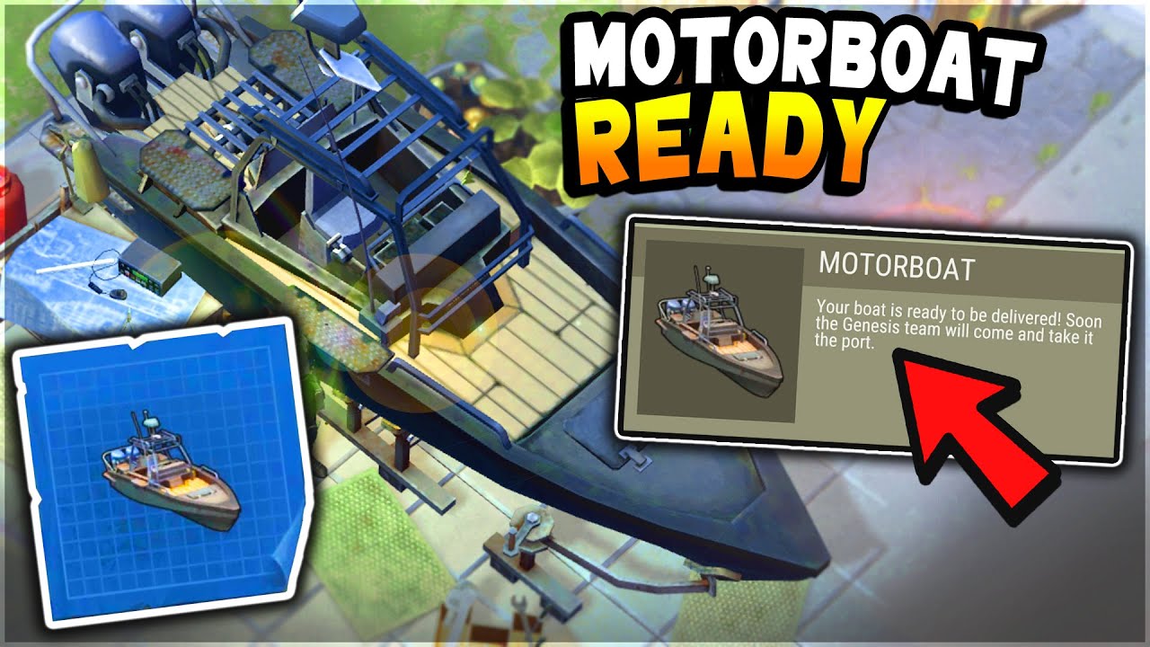 MY *MOTORBOAT* IS READY (finally...) - TRIPLE Sunken Box Opening 😮 in Last Day on Earth