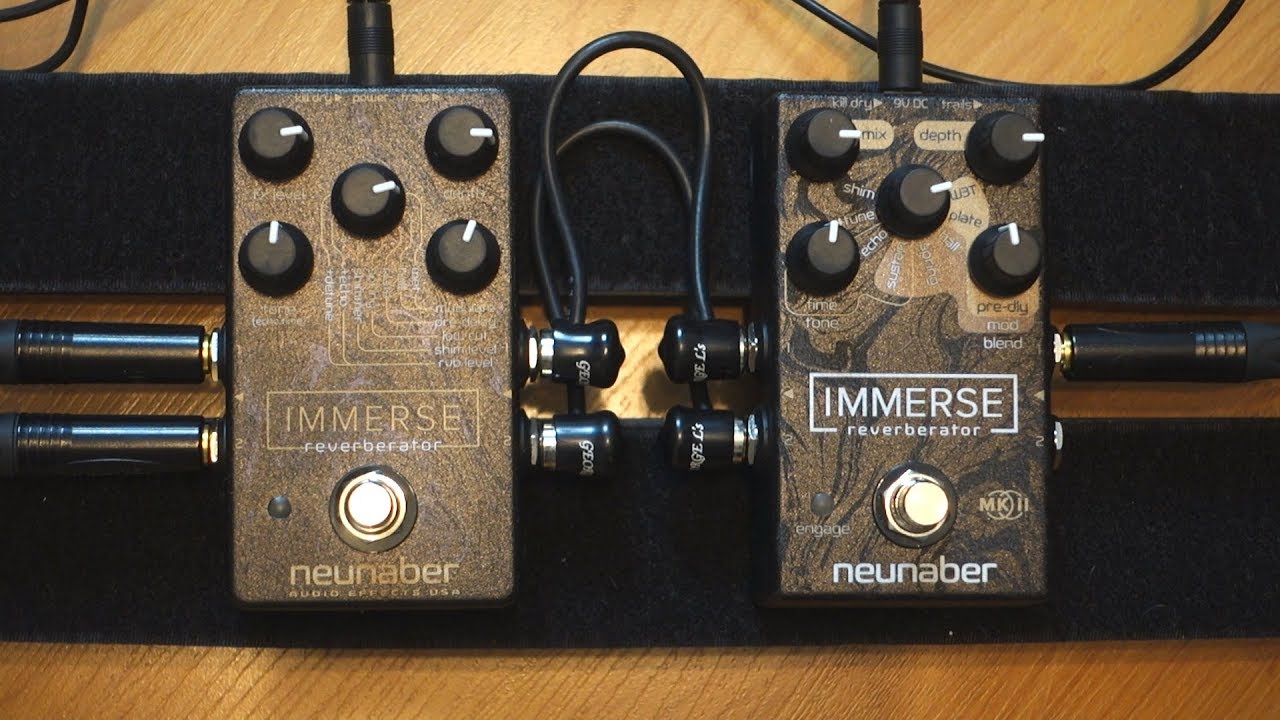Immerse vs. Immerse Mk II by Neunaber (in-depth reverb comparison)