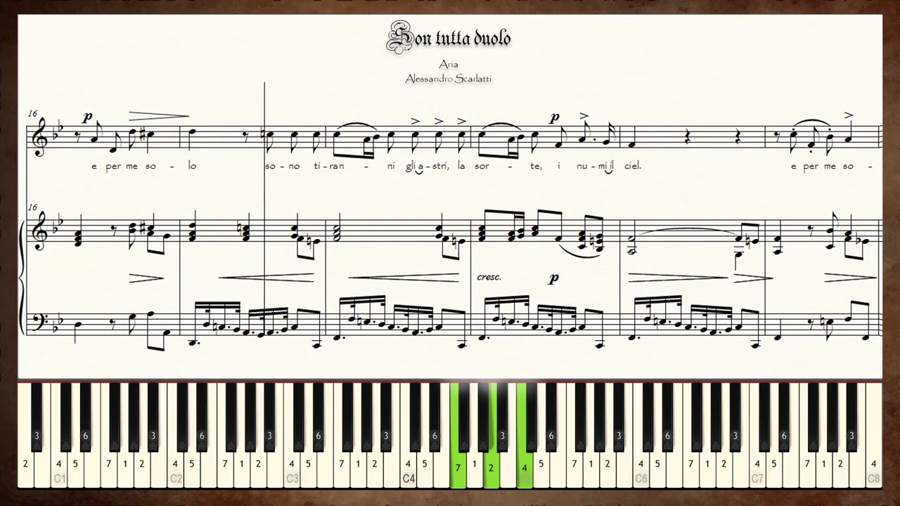 A. Scarlatti: Son tutta duolo - Kara OK