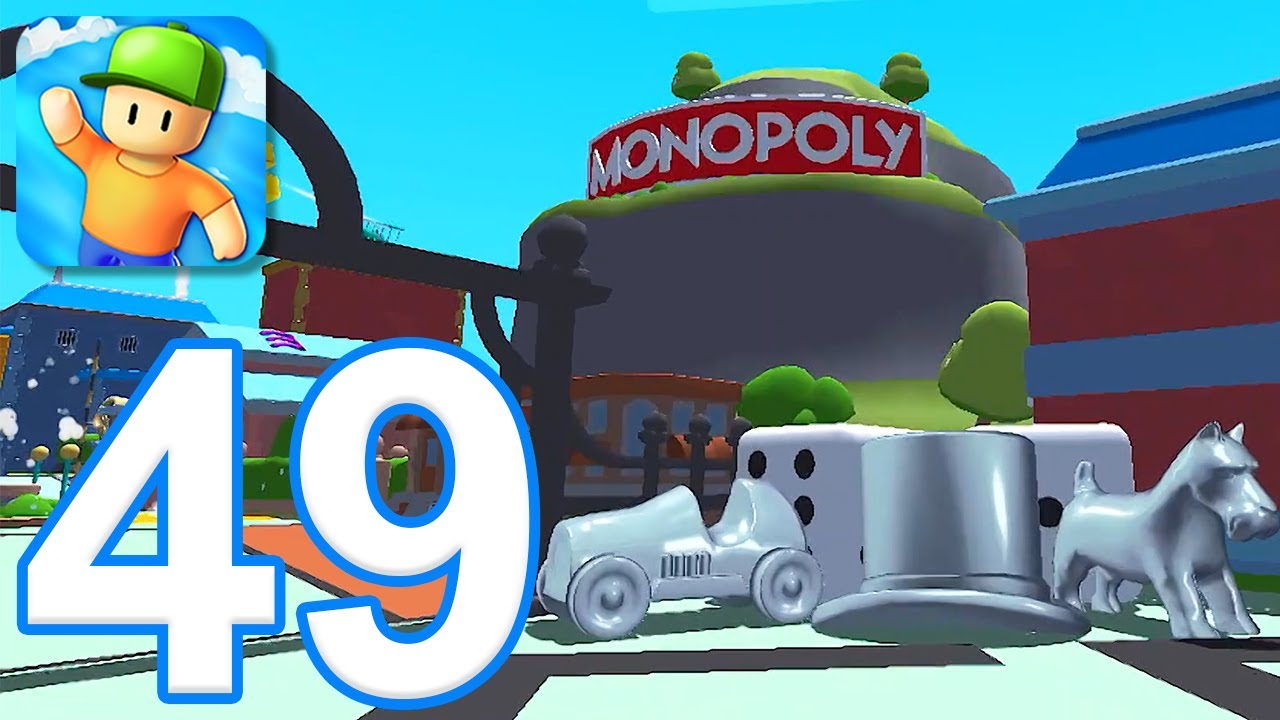 Stumble Guys - Gameplay Walkthrough Part 49 - New Map: Monopoly Rush (iOS, Android)