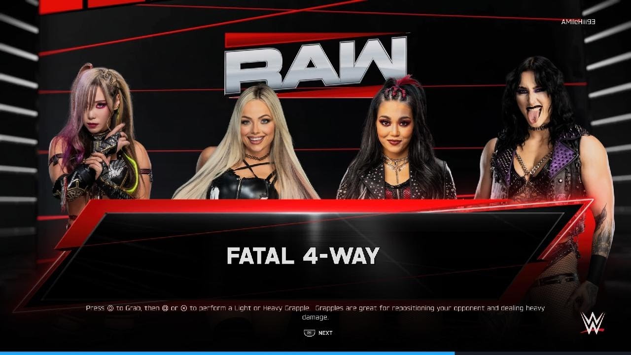 WWE 2K25: Sane/Morgan/Perez/Ripley