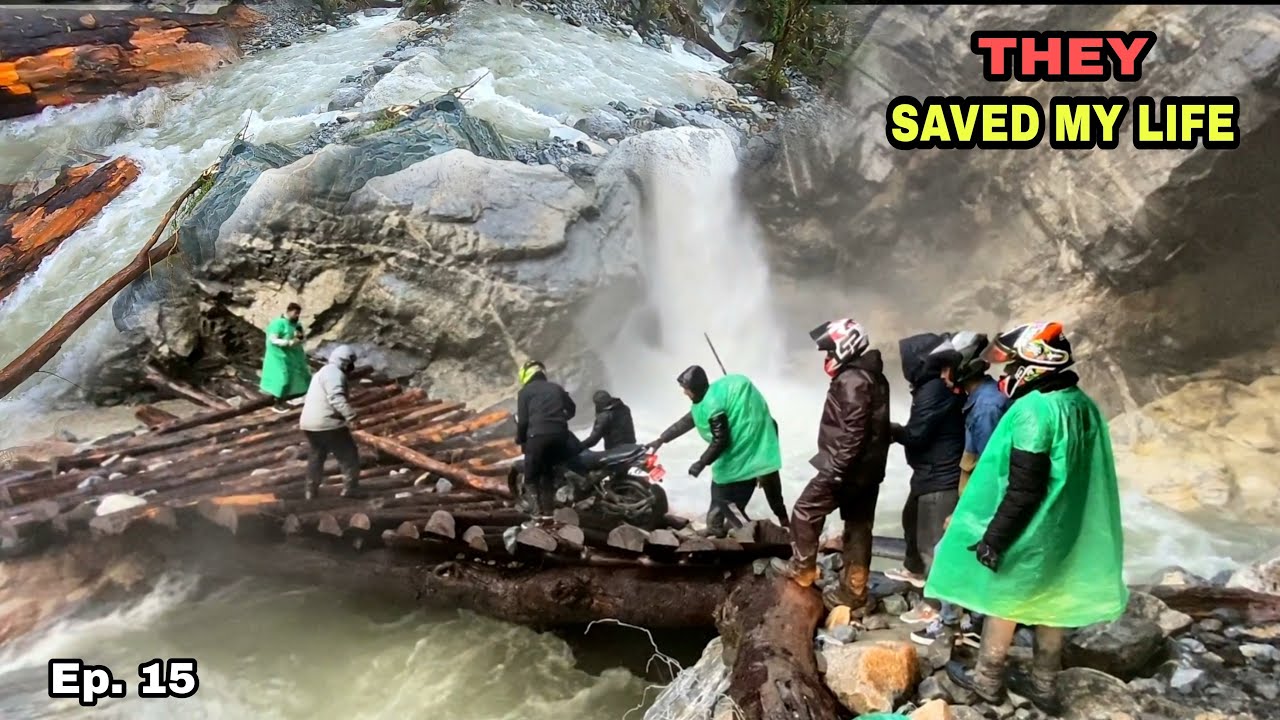 NEPALI BIKERS SAVED MY LIFE 🥺 MANANG RIDE | Khangsar to Dharapani Part 2 ( Ep. 15 Nepal Ride )
