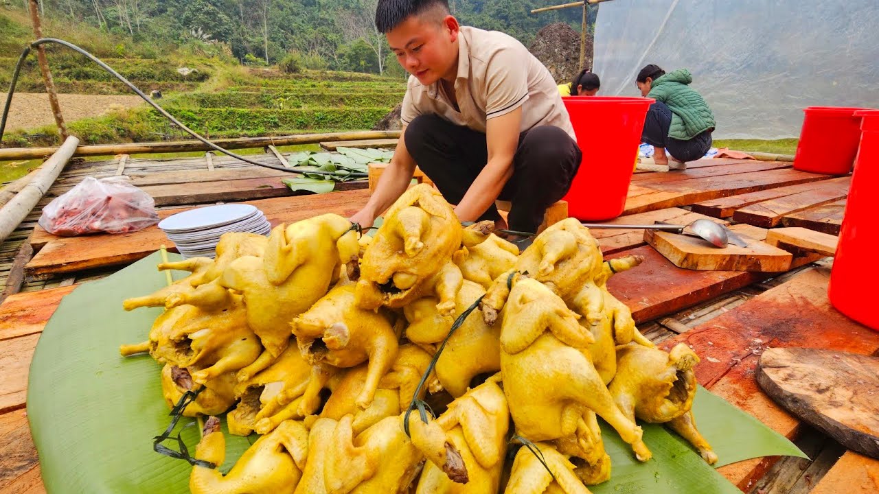 Đám cưới cô gái Dao lấy trai miền xuôi Vĩnh Phúc 4 lợn 100 gà đồi 75 mâm cỗ. Nguyễn Tất Thắng