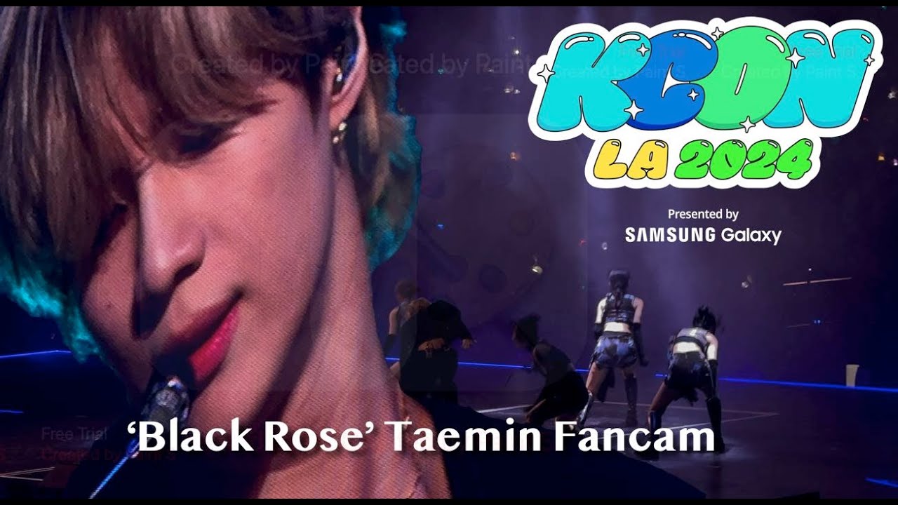 240726 [KCON LA Day 1] KCON M COUNTDOWN Shinee Taemin 'Black Rose' FANCAM