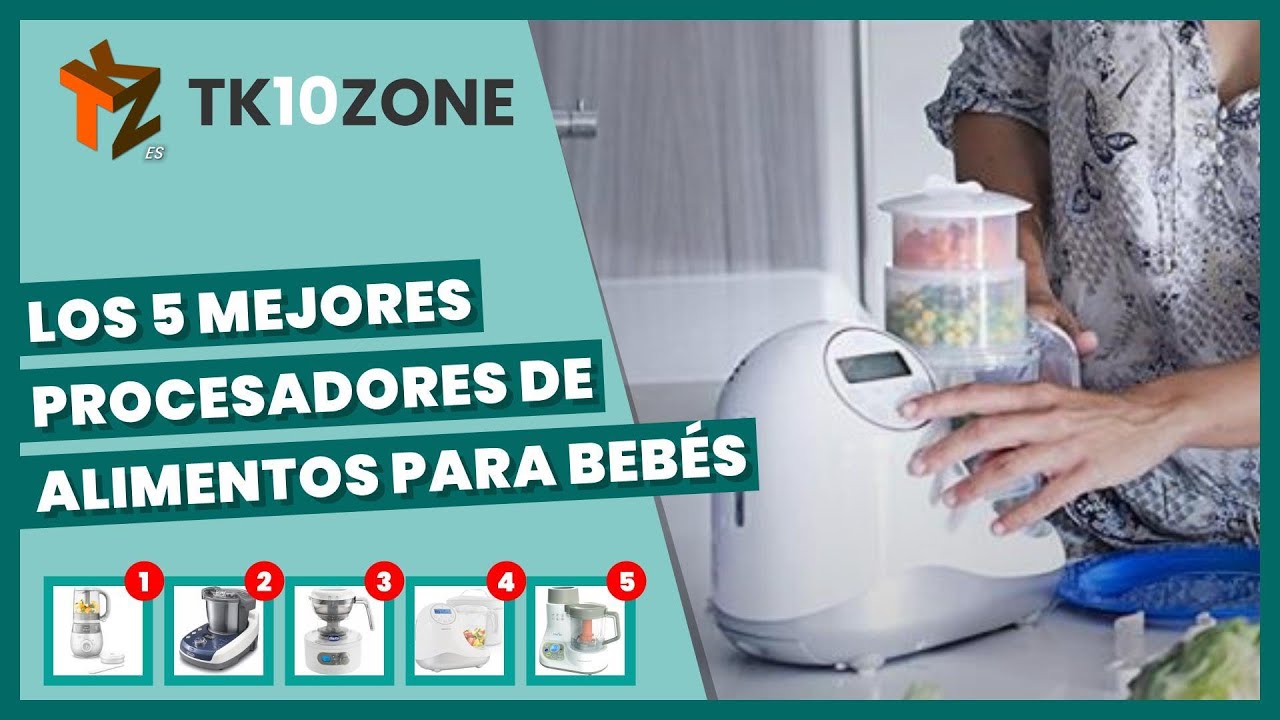 Los 5 mejores procesadores de alimentos para bebés