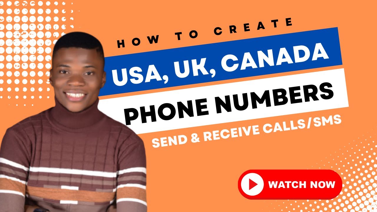 How to Create Real USA, UK, Canada Phone Numbers in 5 Minutes // Send & Receive Call/SMS