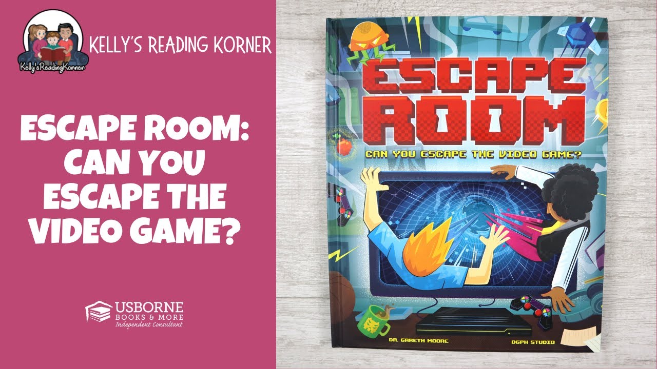 Usborne Books & More Fall 2021 New Title - Escape Room | Can you escape the Video Game [Family Fun]
