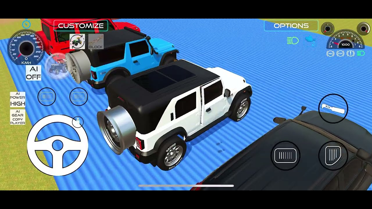 😱Drive Dumper and Unloading Stone From Dumper Truck in Game🔥 #scorpio #4x4#thar #fortuner #gameplay 
