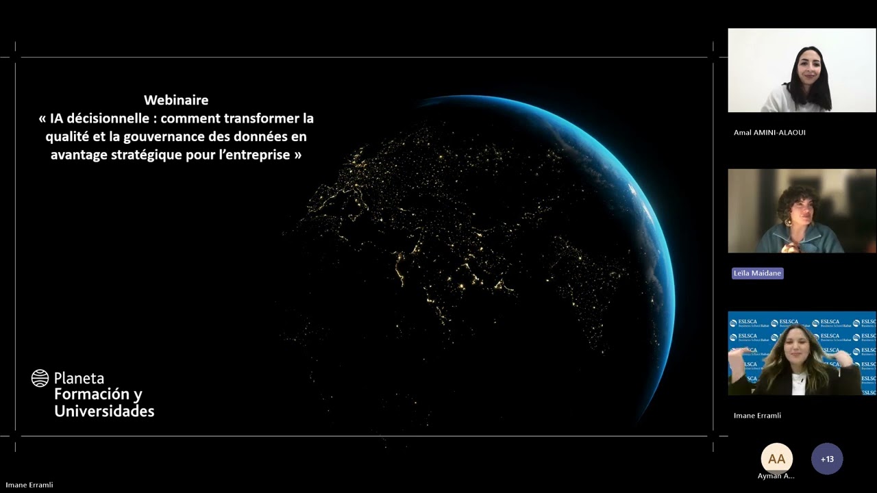 Webinaire : IA Décisionnelle & Big Data