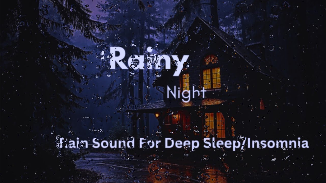 1 Hour of Heavy Rain Sounds for Deep Sleep 🌧️ (No Thunder, No Music)#rain #cozynights #deepsleep 