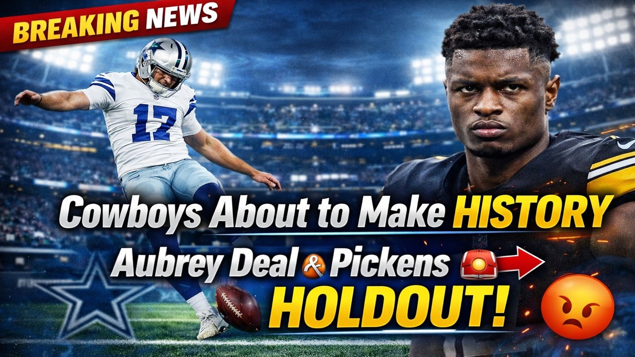 Cowboys SHOCKER! Record Deal for Brandon Aubrey?! Pickens Holdout Drama Explodes