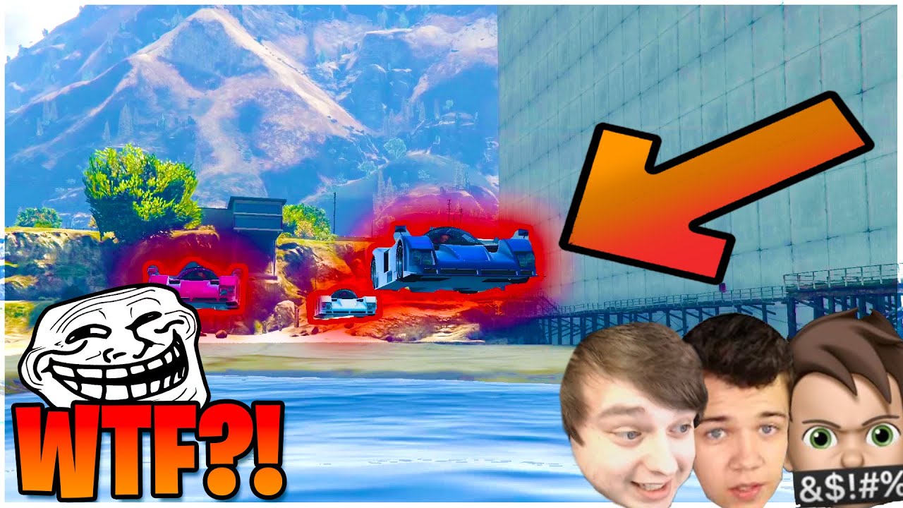 NEJDIVNĚJ&Scaron;&Iacute; TROLL MAPA V GTA 5 | @Hejlovec @marwex99 @Morryeej