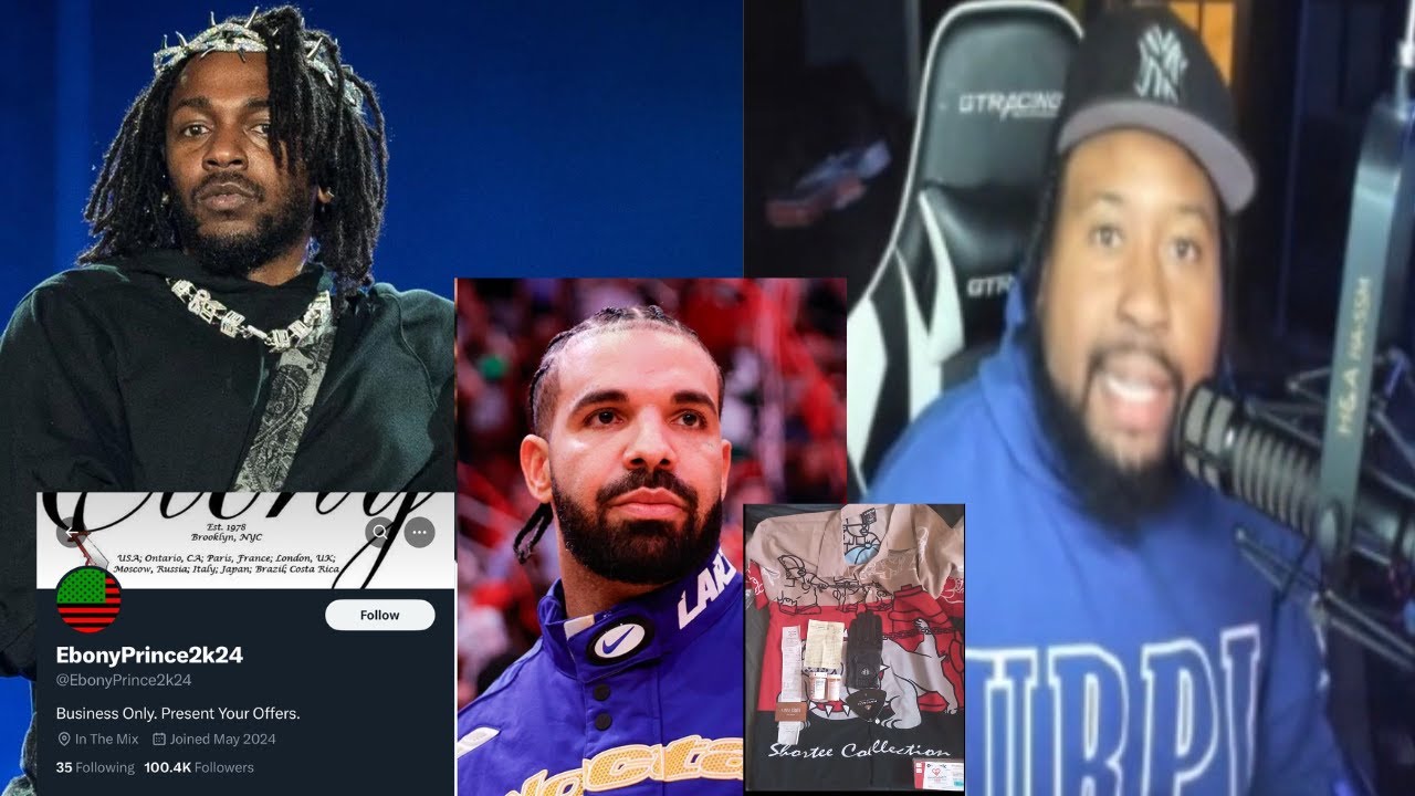 Who Is EBONY PRINCE??? DJ Akademiks Speaks On Ebony Prince And His Connection To Drake & Kendrick
