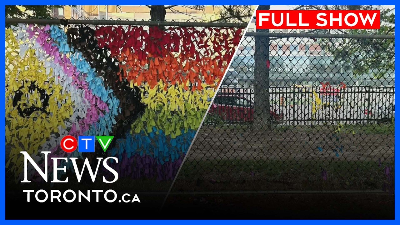 Радужный флаг, созданный школьниками, сожгли | CTV News Toronto в полдень за 10 июля 2026 г.