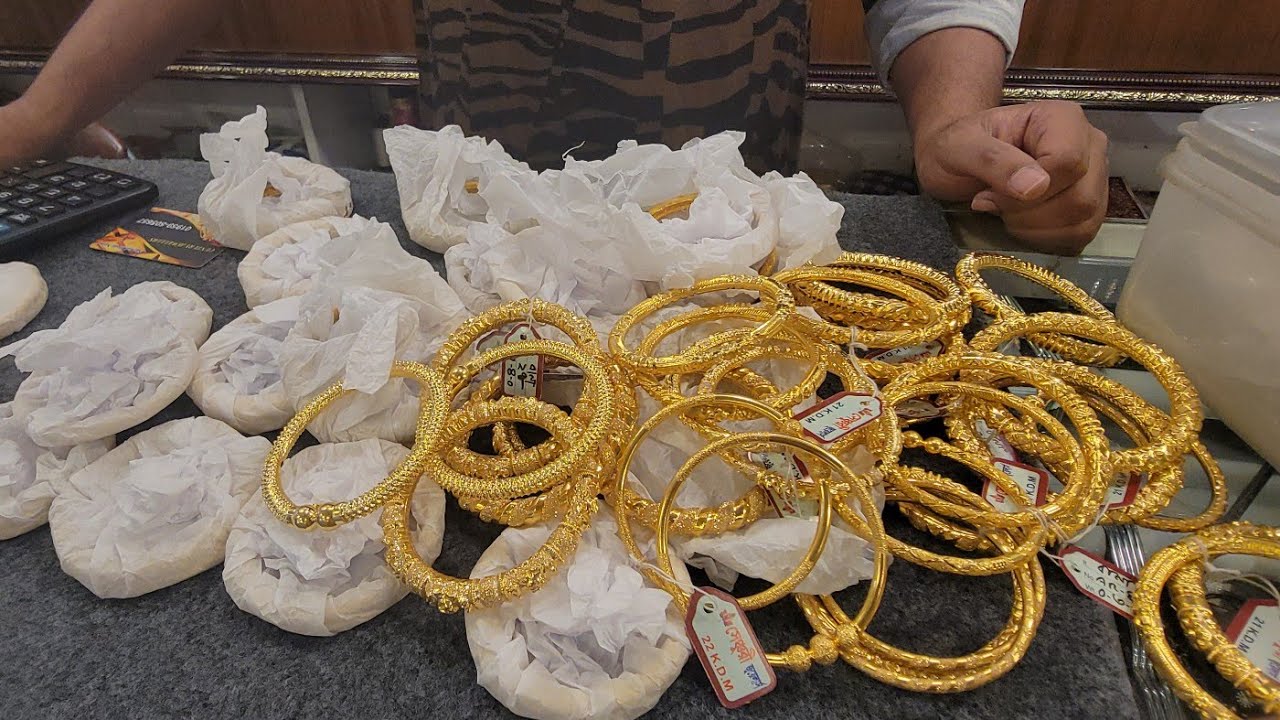 ৩ আনা সোনার ফাঁপা বালা রুলি সেঞ্চুরি জুয়েলার্স