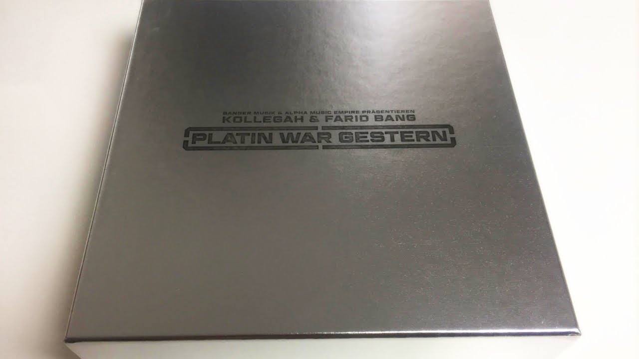 Kollegah & Farid Bang - Platin war gestern Box Unboxing