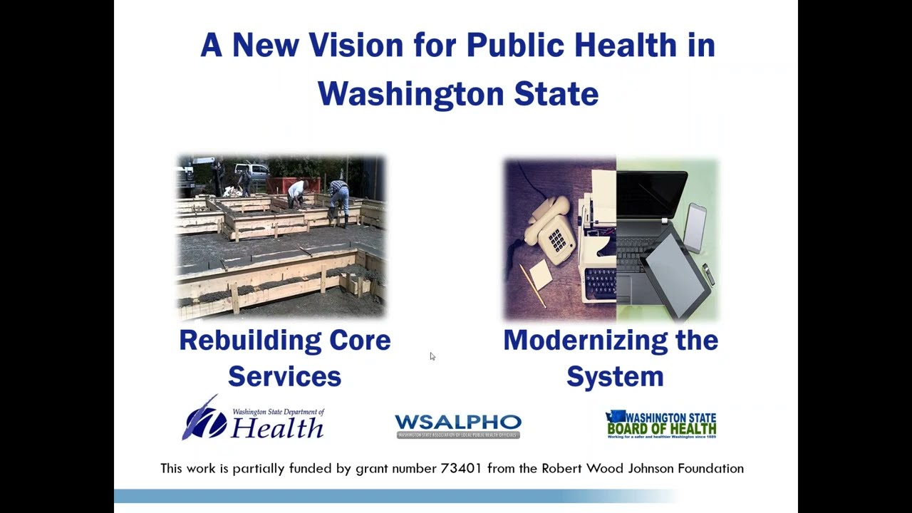 Webinar #1: Modernizing Public Health Using the Foundational Public Health Services