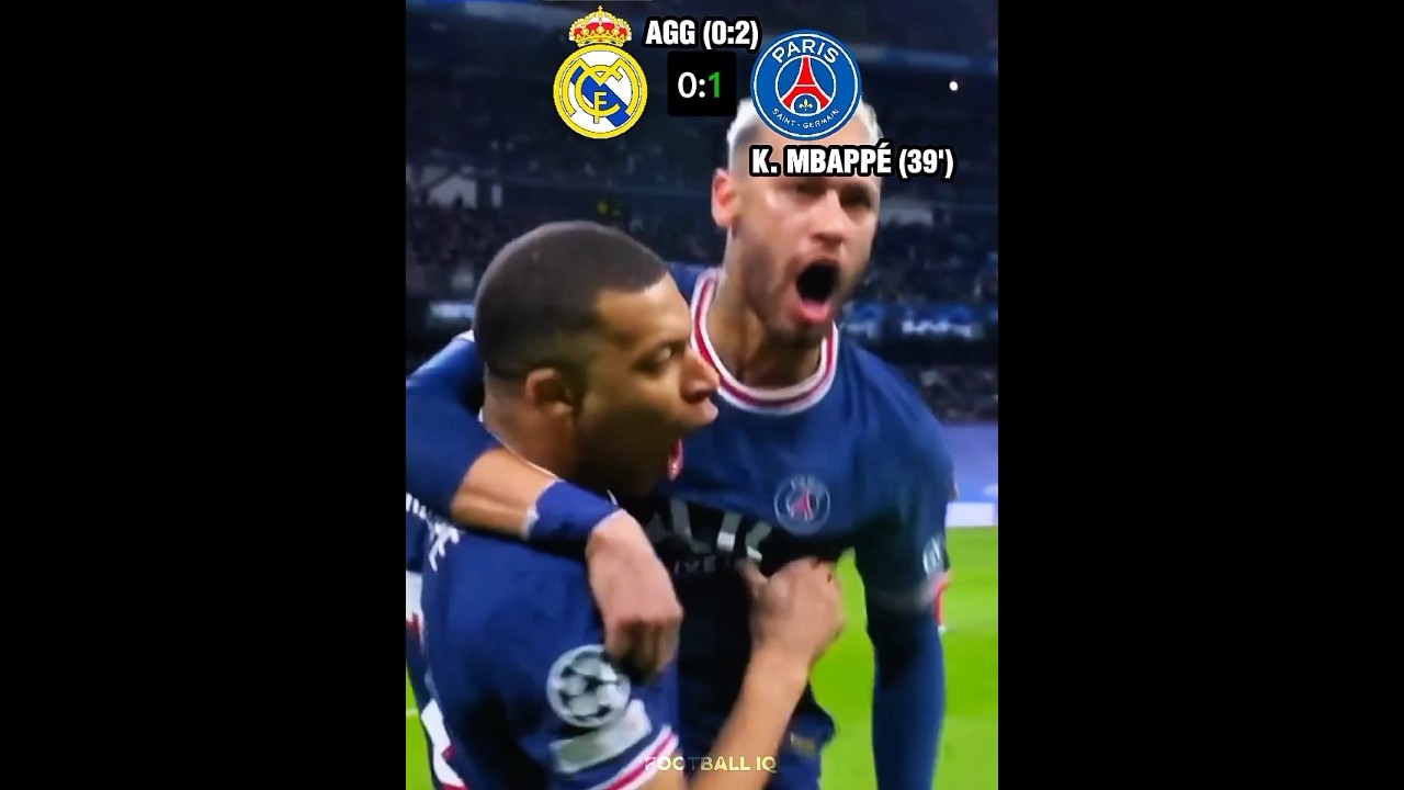 REAL MADRID VS PSG UCL ☠️