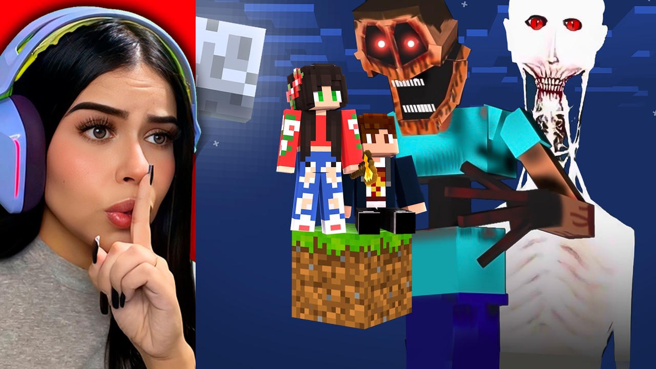 SOBREVIVI EM 1 BLOCO COM TODOS OS MODS DE TERROR NO MINECRAFT