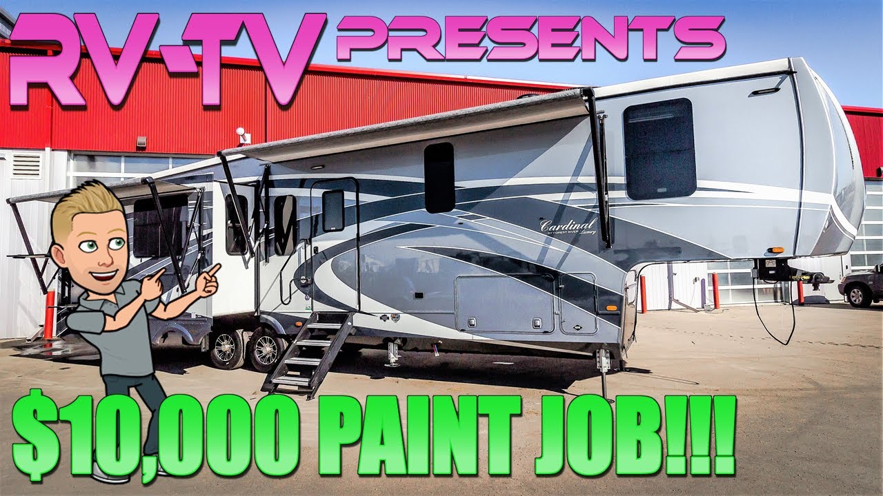 Cardinal 345RLX with $10,000 paint job. Tyler reviews this beautiful fifth wheel by Forest River
