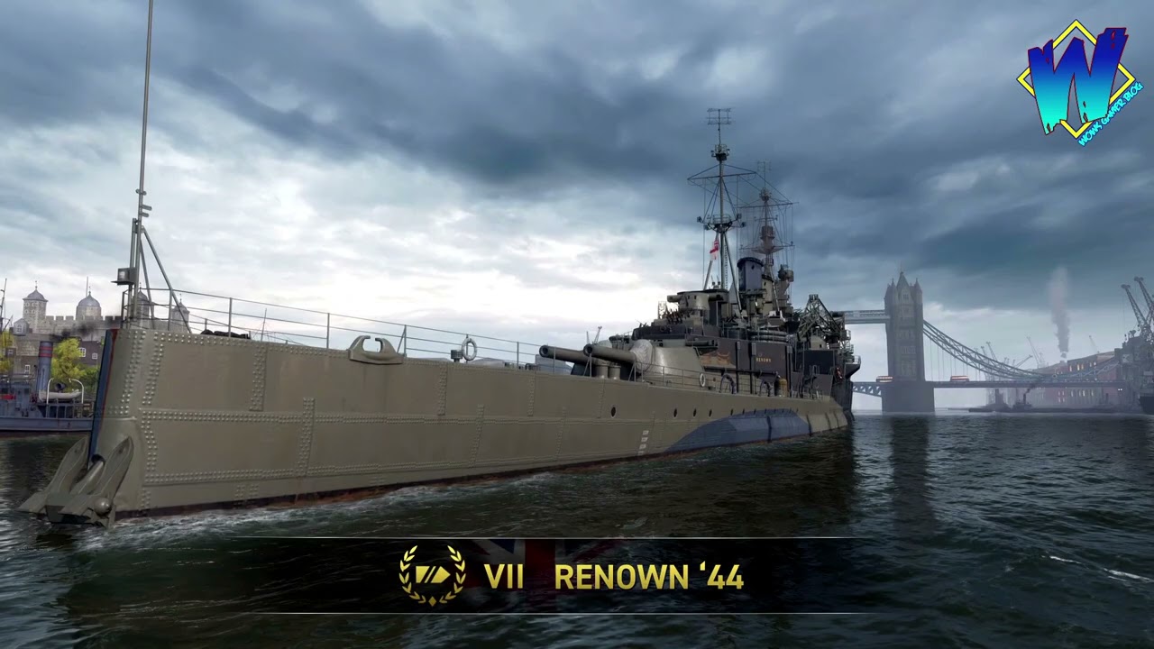 Renown '44 - British Tier VII Premium Battlecruiser Video