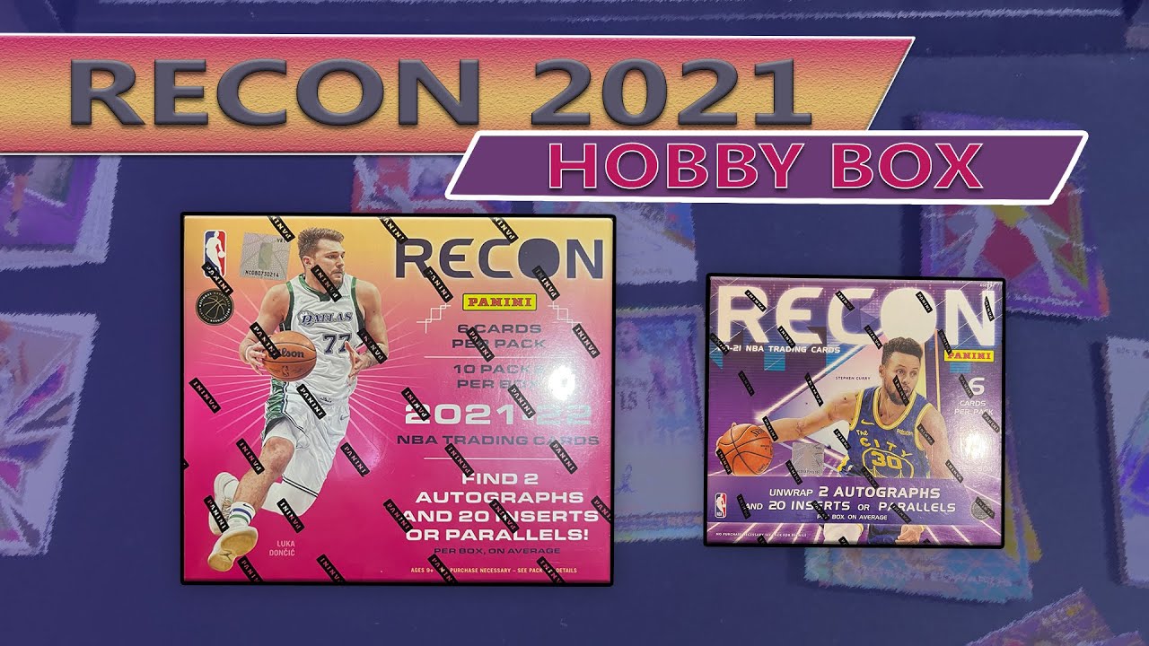 First Look : 2021 - 2022 Panini Basketball RECON hobby box vs 2020 Recon