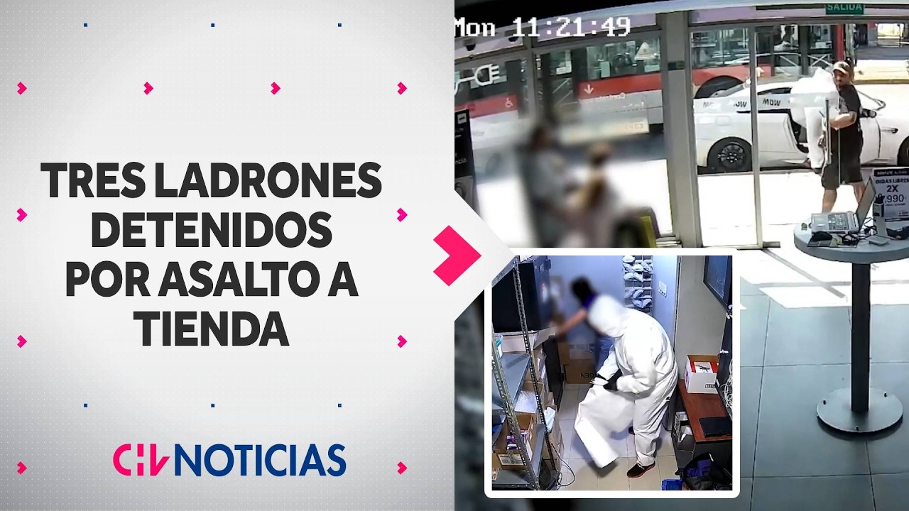 Cae banda que robó tienda telefónica en San Miguel: Se jactaron del hurto en redes sociales