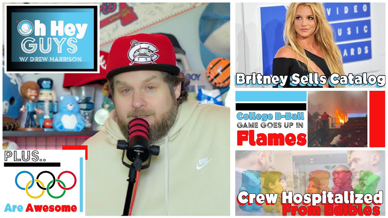 Britney Sells Her Catalog! | New Video Game Gets Away w/ Murder | Olympics! | Oh Hey Guys | 2.16.26