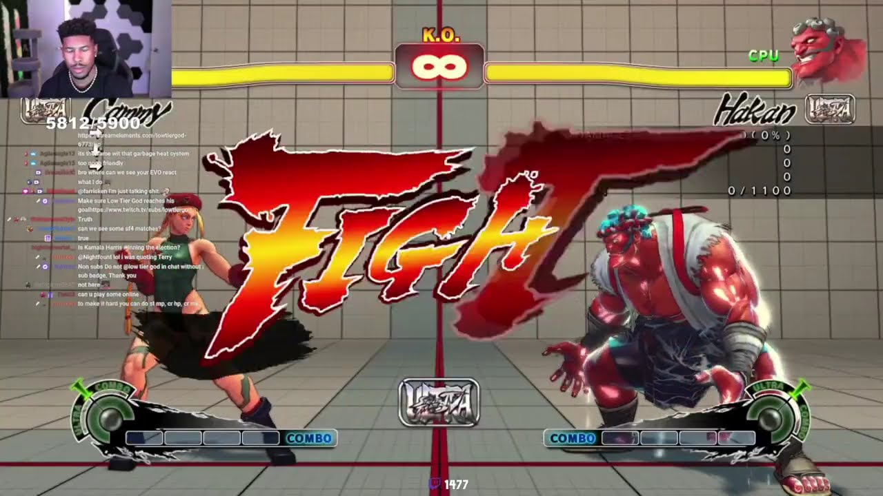 LowTierGod jab jab jabs into Street Fighter IV