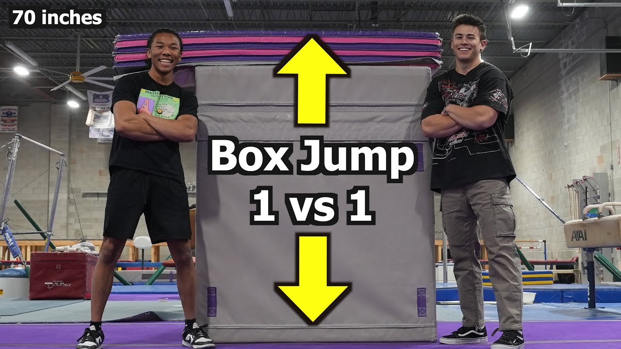 Jera Boyd vs Kai Beckstrand Box Jump Challenge!