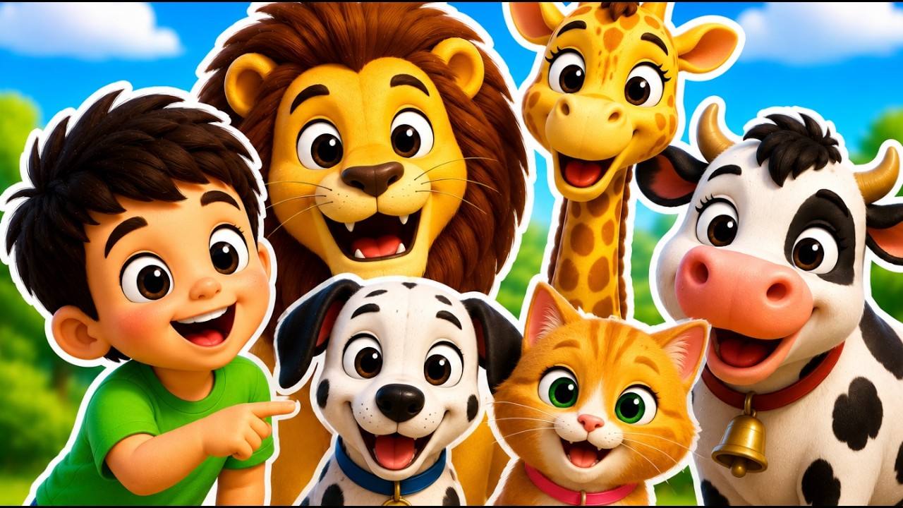 Animal Sounds Party 2026 🎉 | Fun Nursery Rhyme for Kids | Learn Animal Noises & Educational Songs