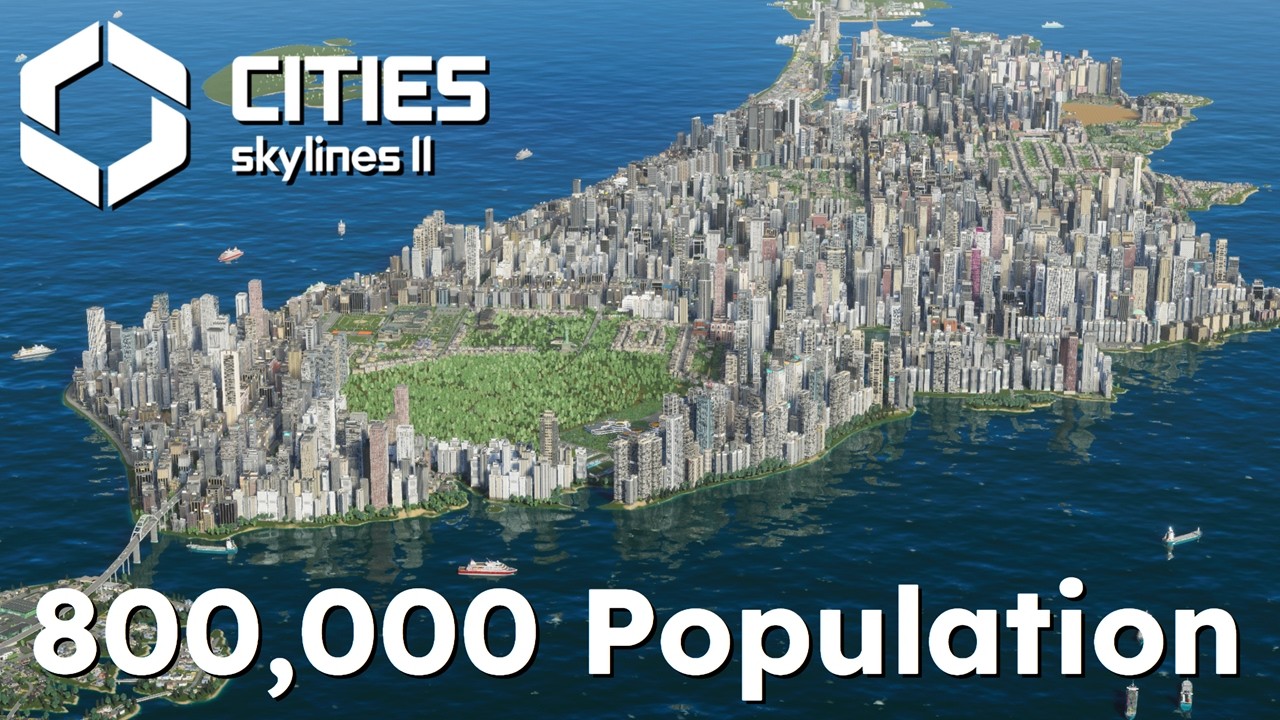 Cities Skylines 2 | 800k Megalopolis