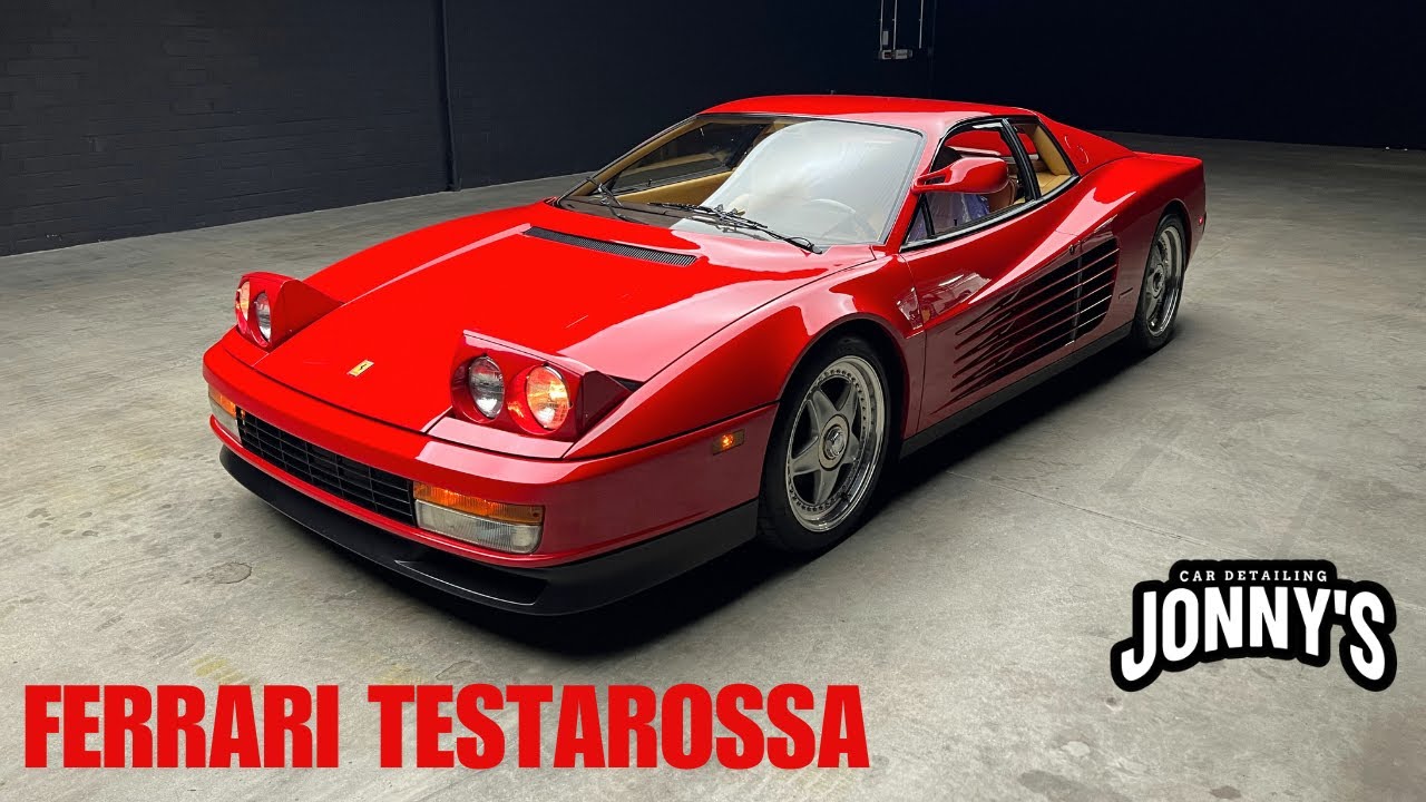 FERRARI TESTAROSSA | Car Detailing | Dvoukrokov&eacute; le&scaron;těn&iacute; laku, detailn&iacute; či&scaron;těn&iacute; exteri&eacute;r/interi&eacute;r