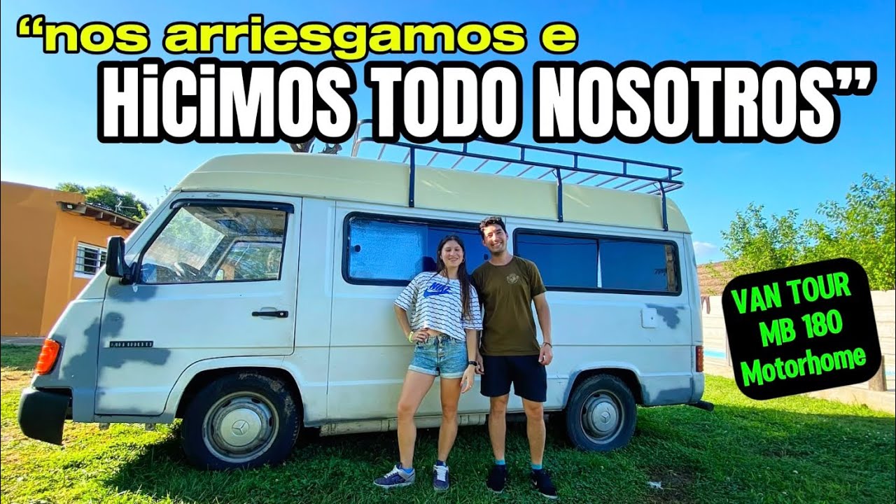 😱VAN TOUR 👉 Reconstruyeron una MB 180, y la transformaron en un MOTORHOME artesanal HERMOSO. 🇦🇷