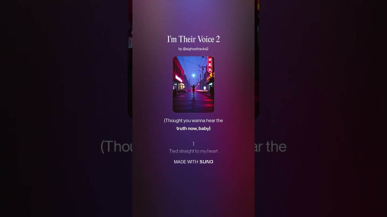 I'm Their Voice 2 #80smusic #80s #music #newmusic #aighosttracks