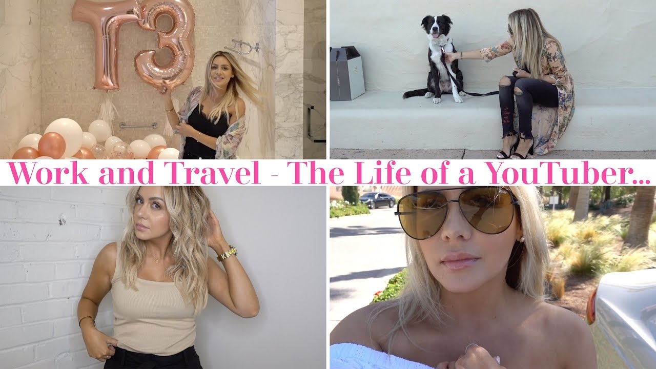 VLOG - Work and Travel: Life of a YouTuber | ellebangs