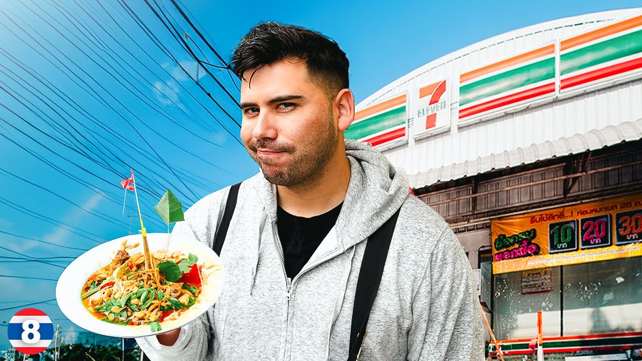Pas&eacute; 24 horas comiendo en un 7-eleven en Tailandia