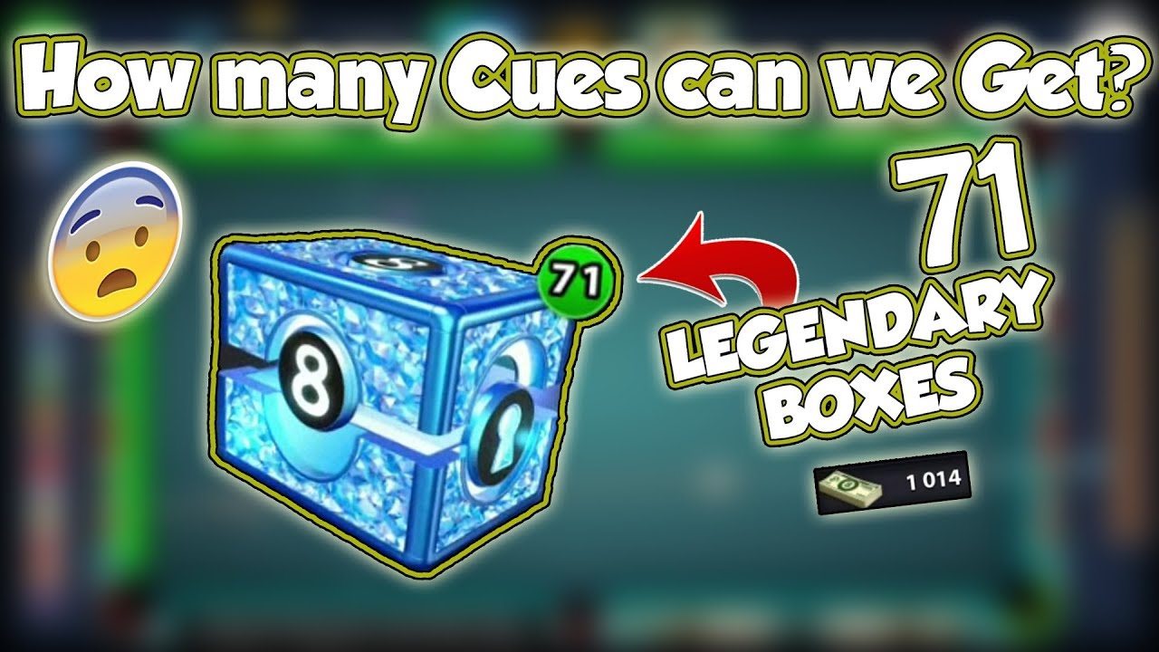 8 Ball Pool - Luck? Opening 70+ Legendary Boxes | 50M Berlin Win with Valkyrie Cue [No Hack/Cheat]