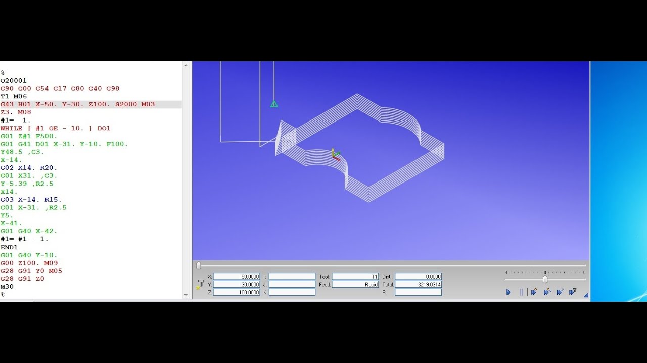 Hướng dẫn lập trình Macro CNC - Phần 2 (While loop with Macro CNC)