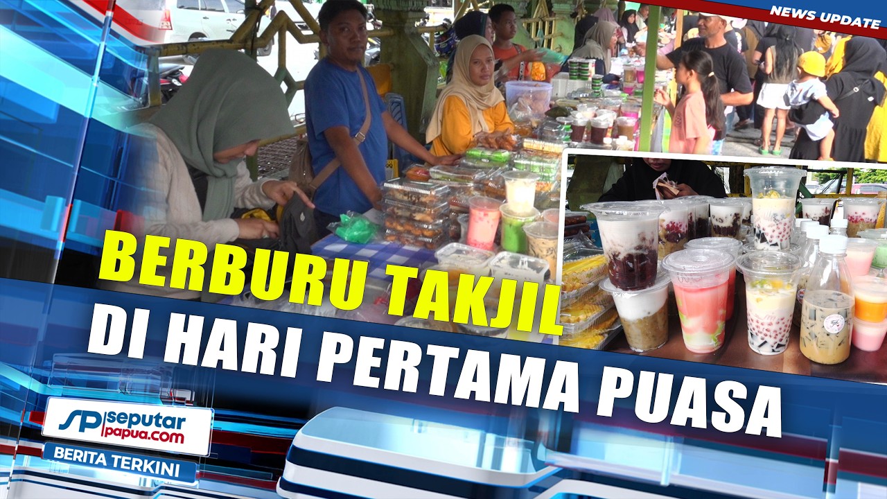 Berburu Takjil di Hari Pertama Puasa