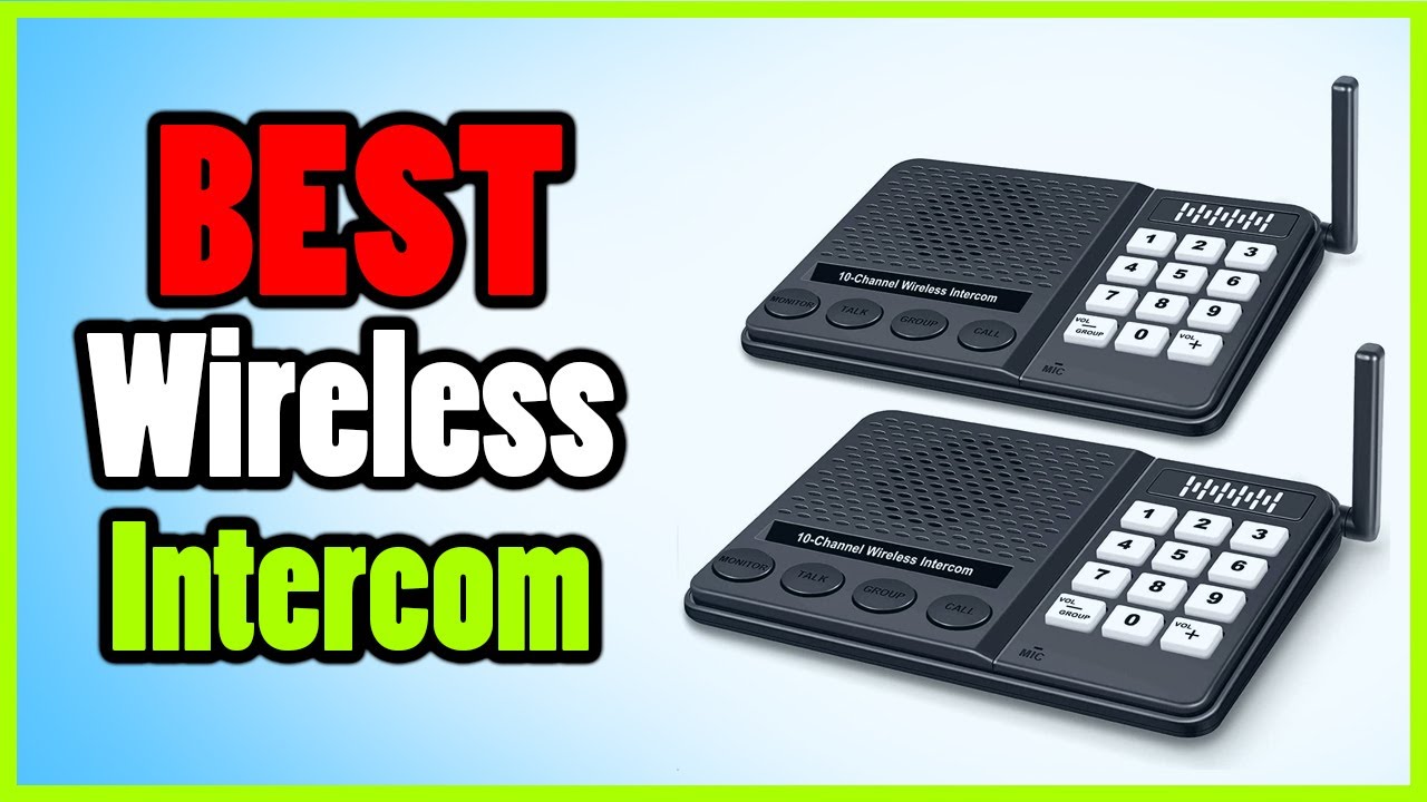Top 5: Wireless Intercom Review 2022 || Watch Before You Buy