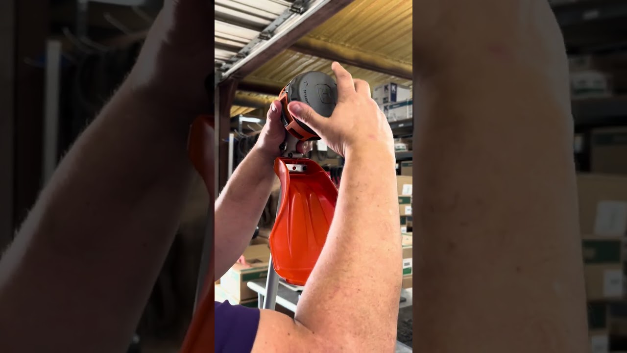 String trimmer/weedeater, bump heads, how to change them and how to wind them ￼