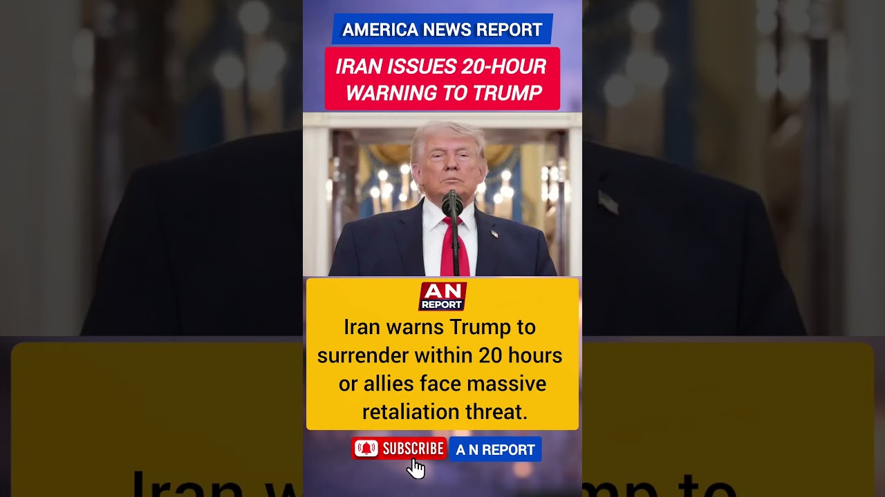Iran Gives Trump 20-Hour Ultimatum | &ldquo;Stone Age&rdquo; Threat To US Allies | War Escalation | A N REPORT