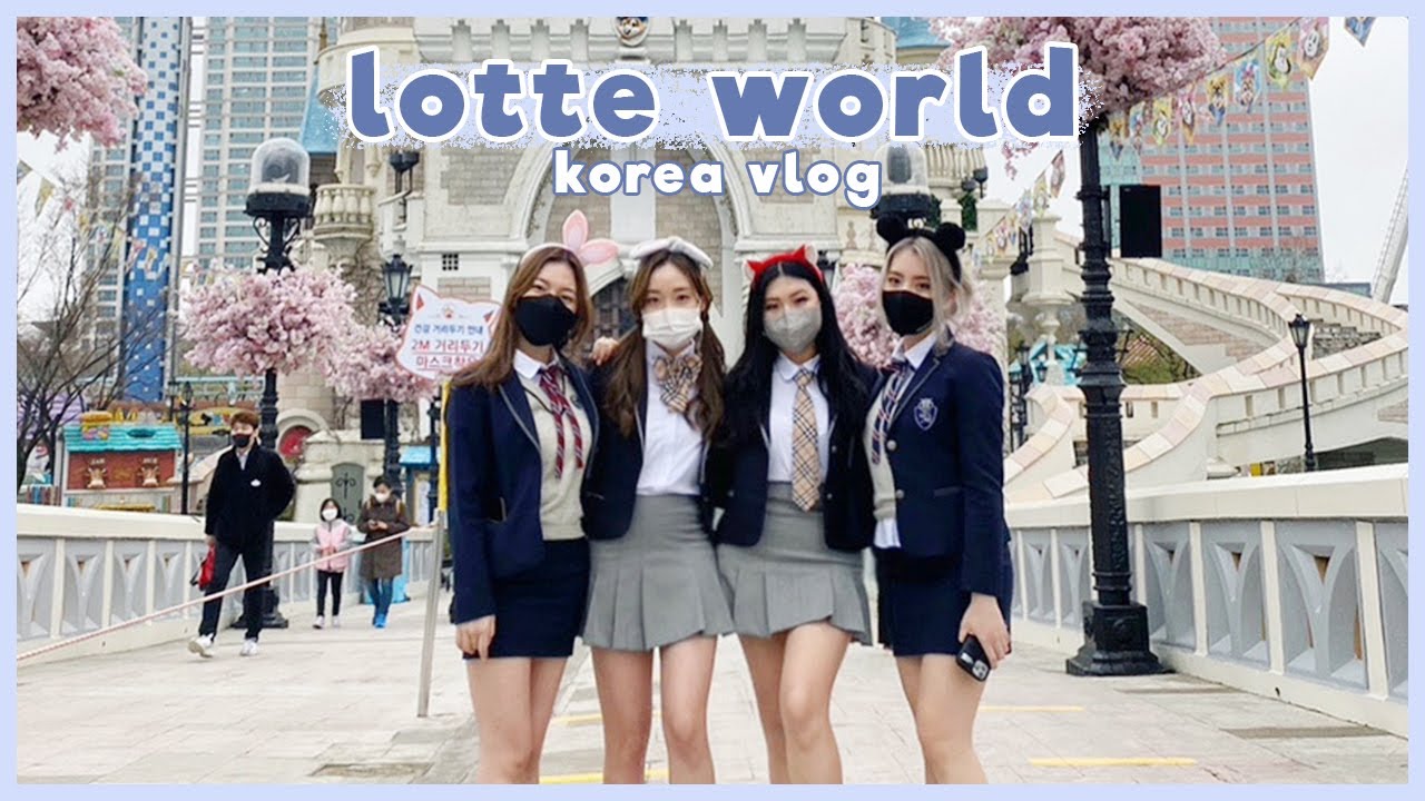 [한글/ENG] going to LOTTEWORLD | korea's largest indoor amusement theme park | KOREA VLOG | 롯데월드 브이로그