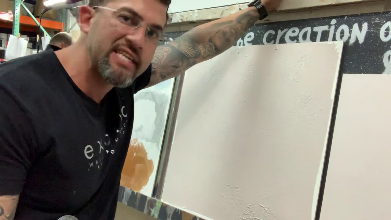 Venetian plaster matte look with texture, Marmorino ks using my Exotic Marmorino tools
